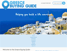 Tablet Screenshot of greecebuyingguide.com